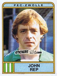 Sticker John Rep - Voetbal 1983-1984 - Panini