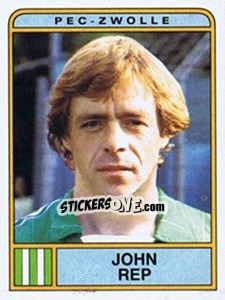 Sticker John Rep - Voetbal 1983-1984 n. 208 - Panini