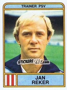 Sticker Jan Reker - Voetbal 1983-1984 - Panini