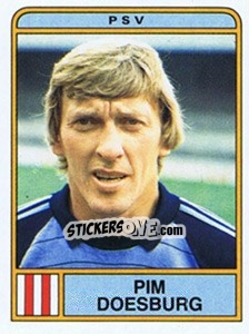 Sticker Pim Doesburg - Voetbal 1983-1984 n. 212 - Panini