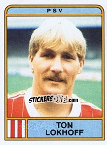 Sticker Ton Lokhoff - Voetbal 1983-1984 - Panini