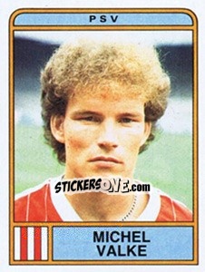 Sticker Michel Valke - Voetbal 1983-1984 - Panini