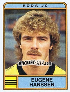 Sticker Eugene Hanssen - Voetbal 1983-1984 - Panini