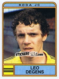 Sticker Leo Degens - Voetbal 1983-1984 - Panini