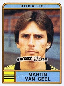 Figurina Martin van Geel - Voetbal 1983-1984 - Panini