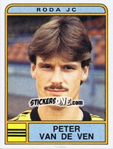 Figurina Peter van de Ven - Voetbal 1983-1984 - Panini