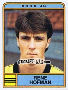 Sticker Rene Hofman - Voetbal 1983-1984 - Panini