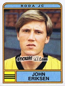 Sticker John Eriksen - Voetbal 1983-1984 - Panini