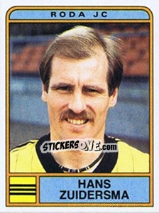 Figurina Hans Zuidersma - Voetbal 1983-1984 - Panini