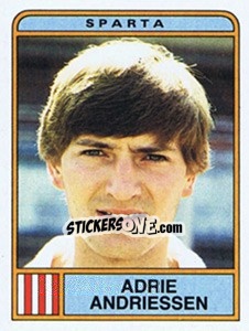 Sticker Adrie Andriessen - Voetbal 1983-1984 - Panini