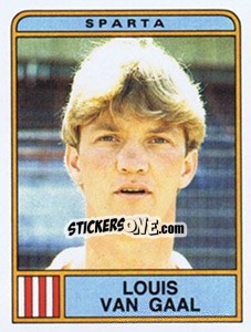 Sticker Louis van Gaal - Voetbal 1983-1984 - Panini