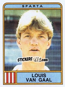 Sticker Louis van Gaal - Voetbal 1983-1984 n. 252 - Panini