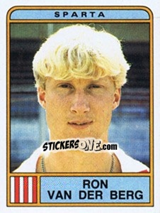 Cromo Ron van den Berg - Voetbal 1983-1984 - Panini