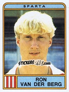 Sticker Ron van den Berg - Voetbal 1983-1984 - Panini