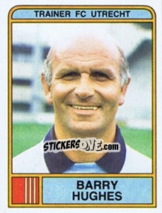 Sticker Barry Hughes - Voetbal 1983-1984 - Panini