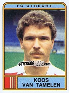 Figurina Koos van Tamelen - Voetbal 1983-1984 - Panini