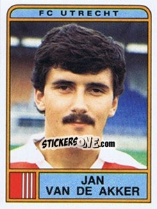 Sticker Jan van de Akker - Voetbal 1983-1984 n. 267 - Panini