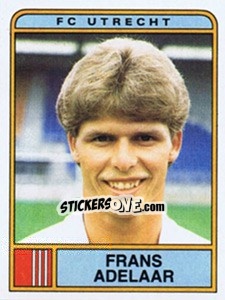 Sticker Frans Adelaar - Voetbal 1983-1984 - Panini