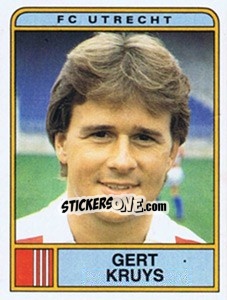 Sticker Gert Kruys - Voetbal 1983-1984 - Panini