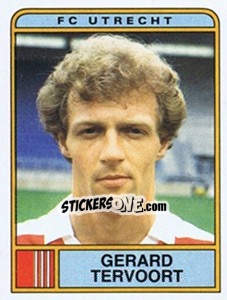 Sticker Gerard Tervoort - Voetbal 1983-1984 - Panini