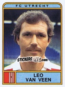 Sticker Leo van Veen - Voetbal 1983-1984 - Panini