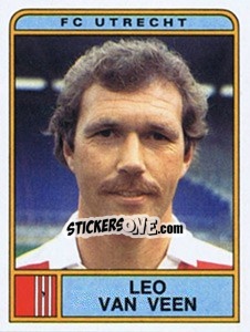 Figurina Leo van Veen - Voetbal 1983-1984 - Panini