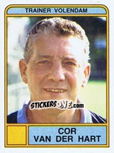 Sticker Cor van der Hart - Voetbal 1983-1984 - Panini