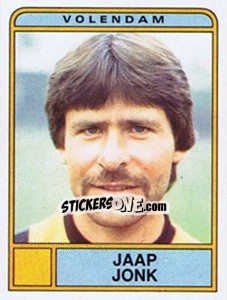 Sticker Jaap Jonk - Voetbal 1983-1984 - Panini