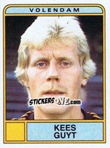 Sticker Kees Guyt - Voetbal 1983-1984 - Panini