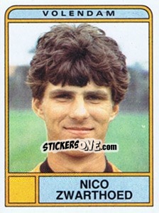Sticker Nico Zwartheod - Voetbal 1983-1984 - Panini