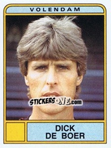 Sticker Dick de Boer