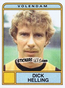 Sticker Dick Helling - Voetbal 1983-1984 - Panini