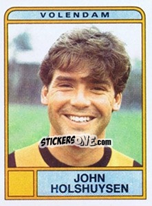 Sticker John Holshuysen - Voetbal 1983-1984 - Panini