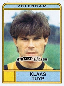 Sticker Klaas Tuyp - Voetbal 1983-1984 - Panini