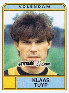Sticker Klaas Tuyp - Voetbal 1983-1984 n. 287 - Panini