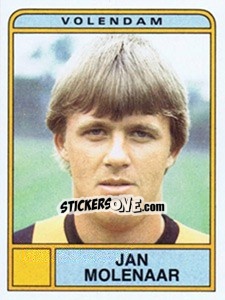 Cromo Jan Molenaar - Voetbal 1983-1984 - Panini