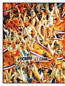 Sticker Oranje Fans - Voetbal 1988-1989 n. 5 - Panini