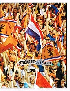 Sticker Oranje Fans - Voetbal 1988-1989 - Panini