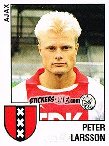 Sticker Peter Larsson - Voetbal 1988-1989 - Panini