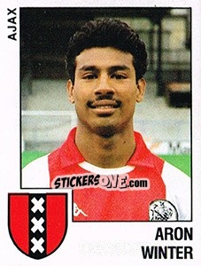 Sticker Aron Winter - Voetbal 1988-1989 - Panini