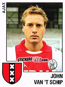 Sticker John van't Schip - Voetbal 1988-1989 n. 21 - Panini