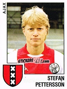 Sticker Stefan Pettersson - Voetbal 1988-1989 n. 22 - Panini