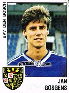 Sticker Jan Gosgens - Voetbal 1988-1989 - Panini