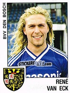 Sticker Rene van Eck - Voetbal 1988-1989 - Panini