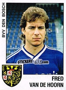 Sticker Fred van de Hoorn - Voetbal 1988-1989 - Panini