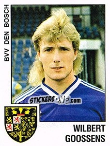 Sticker Wilbert Goossens - Voetbal 1988-1989 n. 31 - Panini