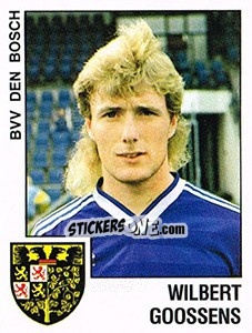 Figurina Wilbert Goossens - Voetbal 1988-1989 - Panini