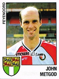 Sticker Johnny Metgod - Voetbal 1988-1989 n. 43 - Panini