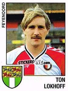 Cromo Ton Lokhoff - Voetbal 1988-1989 - Panini