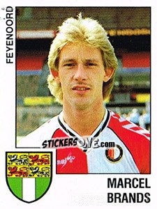 Sticker Marcel Brands - Voetbal 1988-1989 - Panini